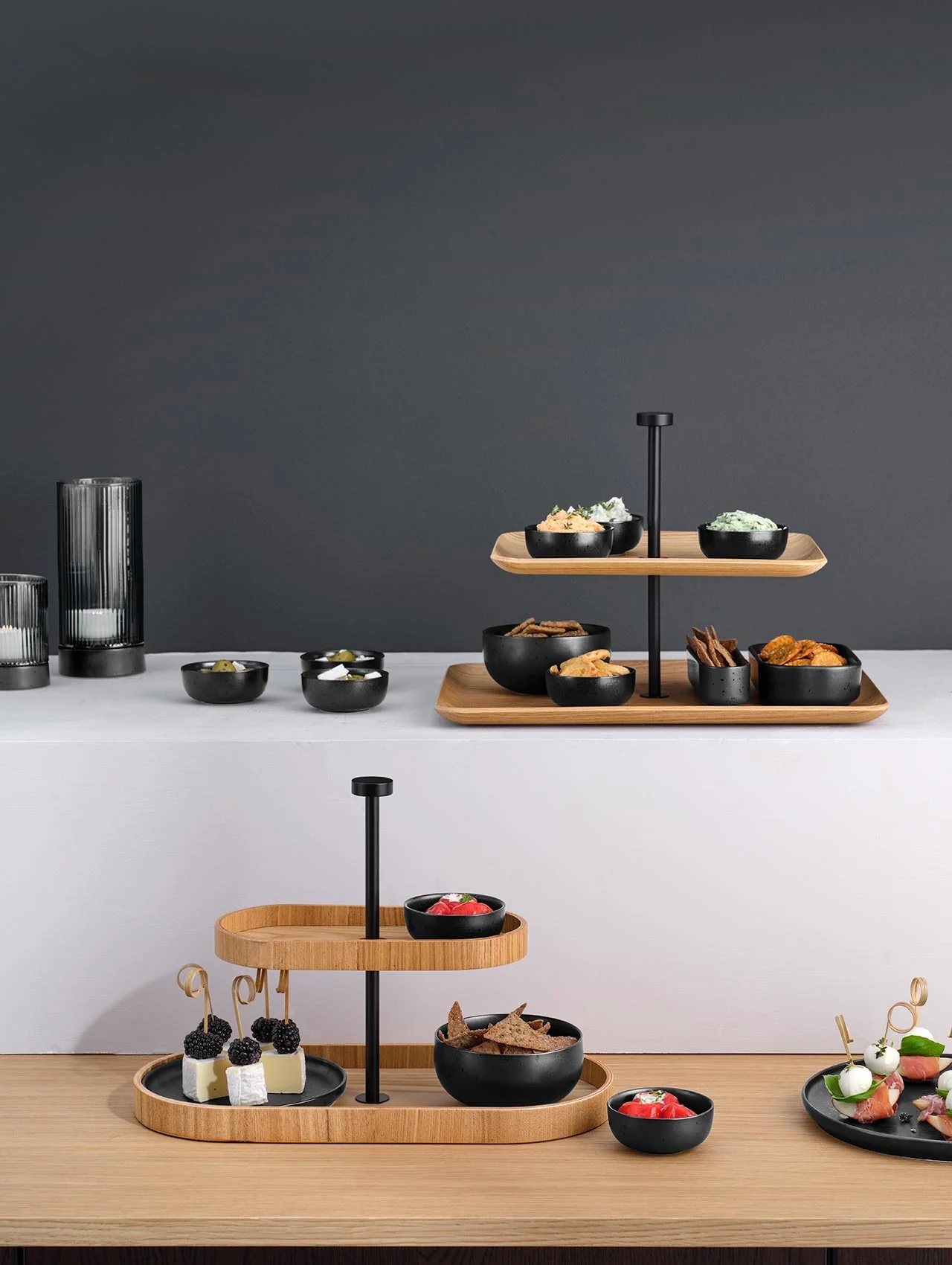 ASA Etagere "wood" in K&uuml;chen-Setting